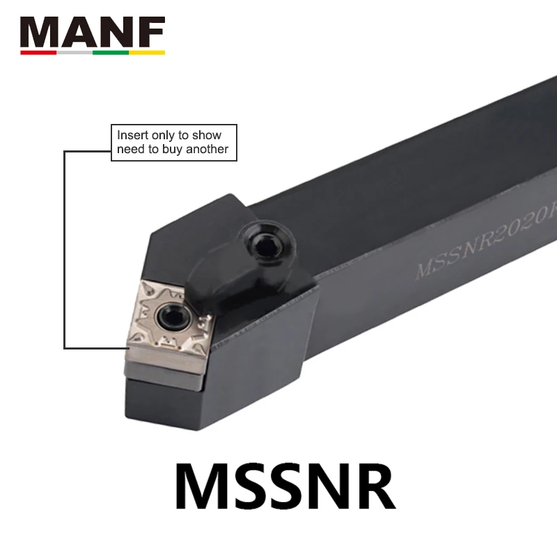 MANF 25mm MSSNR-2020K12 CNC Soustruh Nástroj Držák Soustružnických Držáků Vnější Nudné Držák Kov fréza Pro SNMG12 Vložky 5