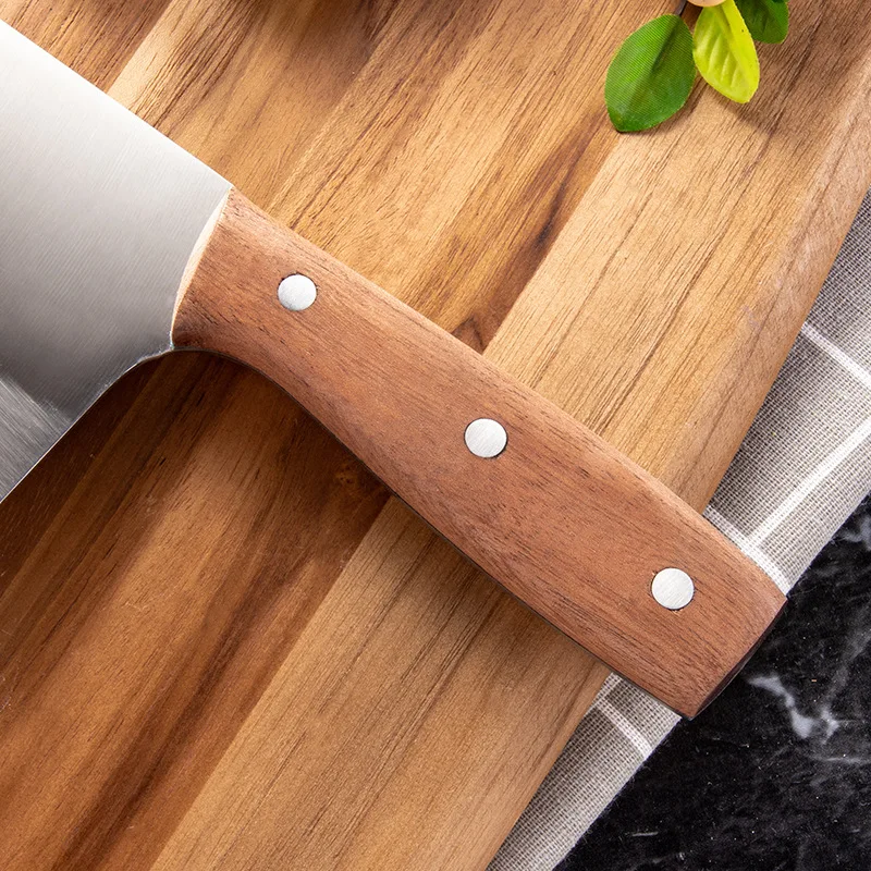 Maso Krájení Nůž 4CR14 z Nerezové Oceli Kuchyně Kuchař Sekáčkem na Vaření, Nůž, Ergonomická Rukojeť 1