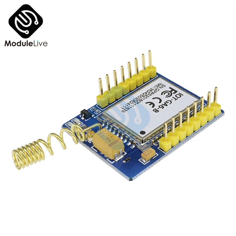 Mini A6 GA6 GPRS GSM Kit Bezdrátový rozšiřující Modul Deska Quad-band Anténa Testován na celém Světě Obchodu pro Arduino Nahradit SIM800L 5