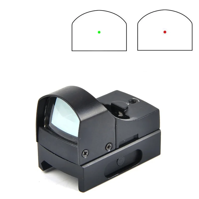 Mini Red Dot Sight Micro Red Dot Red Dot Rozsah Reflex S 20mm Rail Mount Optika puškohled 0