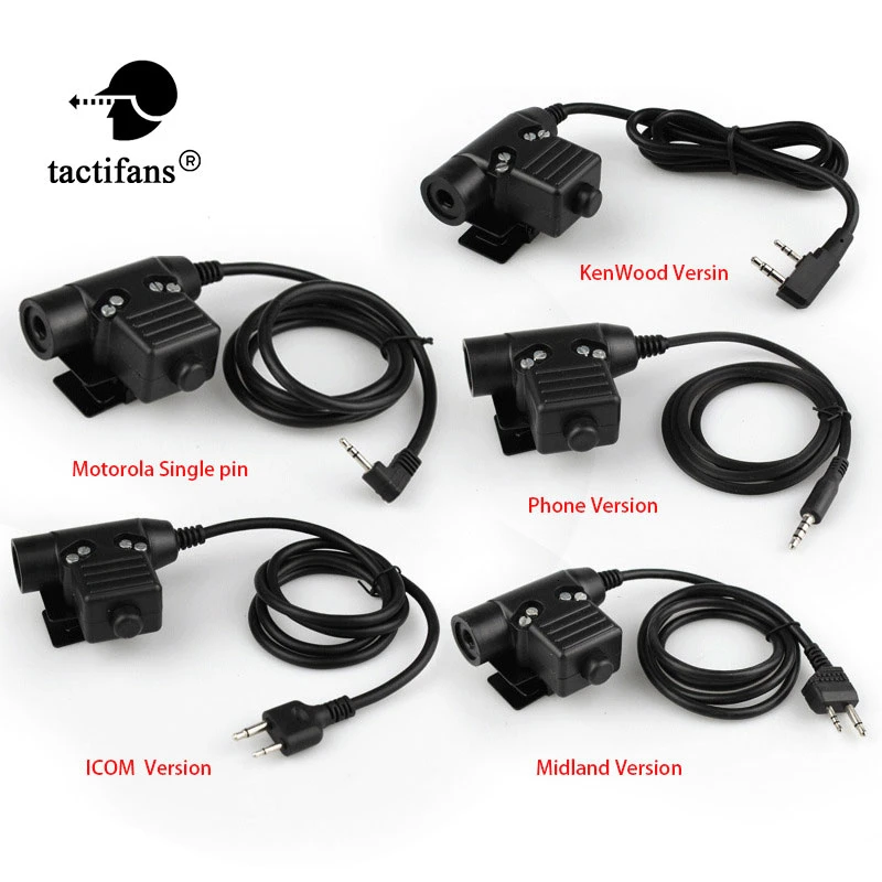 Mini Telefon/TCI/ U94 Taktické PTT KENWOOD/Motorolar Jeden-Cesta/Midland/ICOM Pro RAC /TMC /COMTAC/MSA/EARMOR/TCA/TRI Headset 1