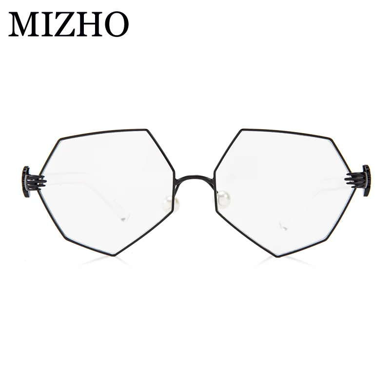 MIZHO Značka Designer Crystal Ornament nohy Superstar Brýle Ženy Vintage 2021 Módní Transparentní Brýle rám Luxusní 3