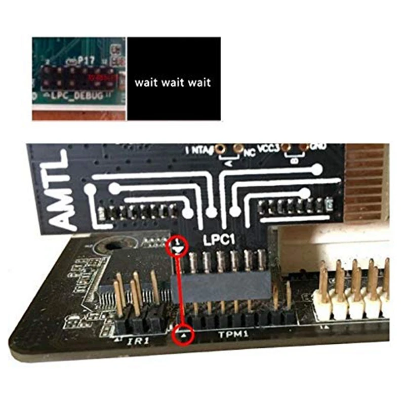 Multifunkční PC PCI, PCI-E Mini PCI-E LPC základní Deska TL-460S Diagnostický Test, Analyzátor, Tester Ladění Karty pro PC 5