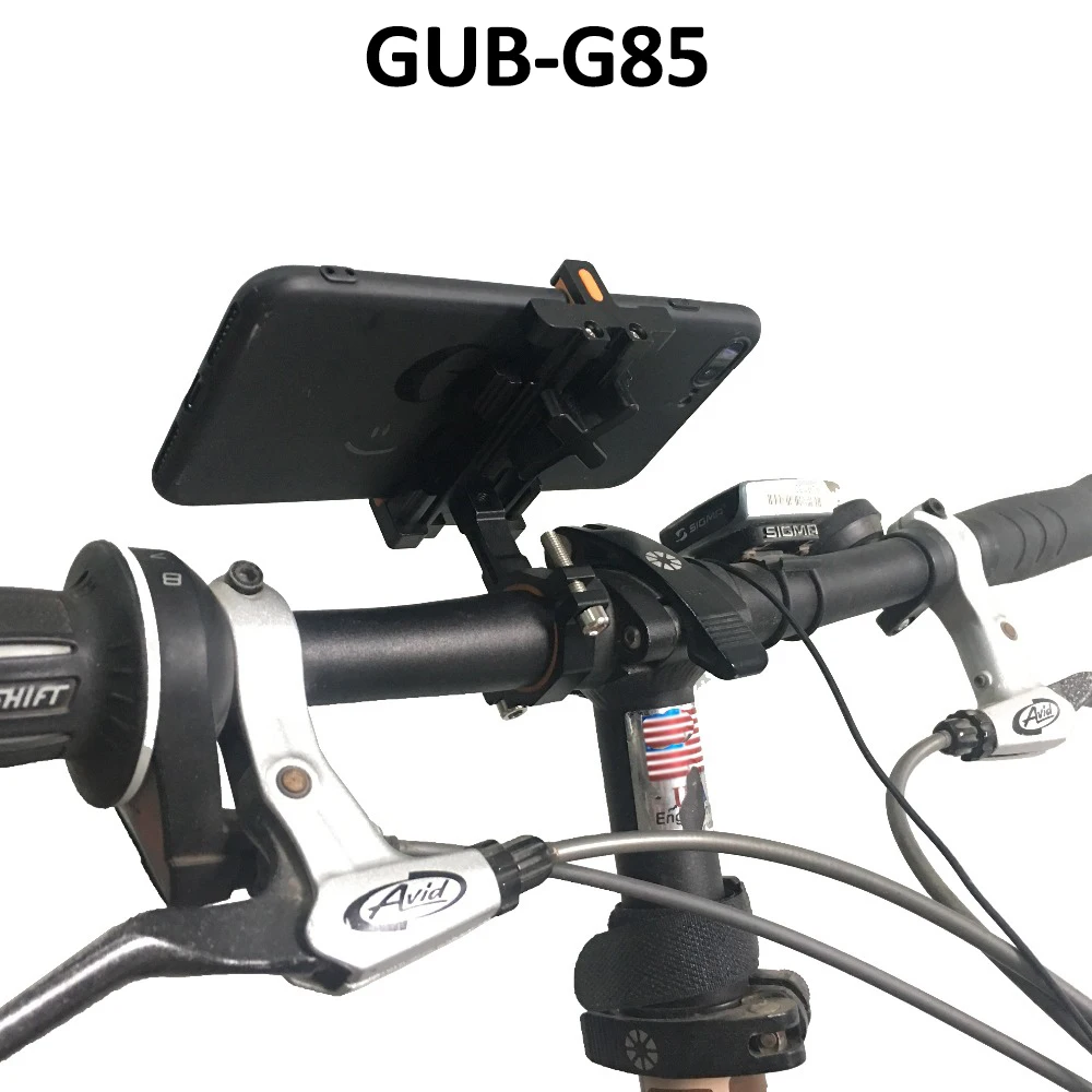 MĚŠŤÁK G85 Hliníkové Kolo Držák Telefonu Pro 3,5-6.2 palcový Smartphone Nastavitelný Univerzální Podpora GPS Bike Telefon StandMotorcycr 3