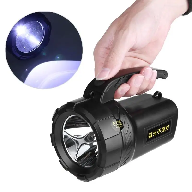 Nabíjecí Svítilna Led Reflektor Pohodlné Vyhledávání Lampa Super Světlé 500 Metrů Pochodeň Venkovní Nouzové Světlo 4