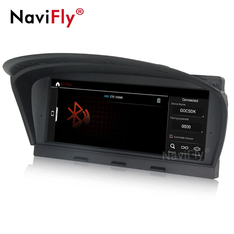 NaviFly Auto, multimediální přehrávač, gps navigace Android 10.0 pro BMW Řady 5 E60 E61 E63 E64 /3 Řada E90 E91 E92 2004-2011 3