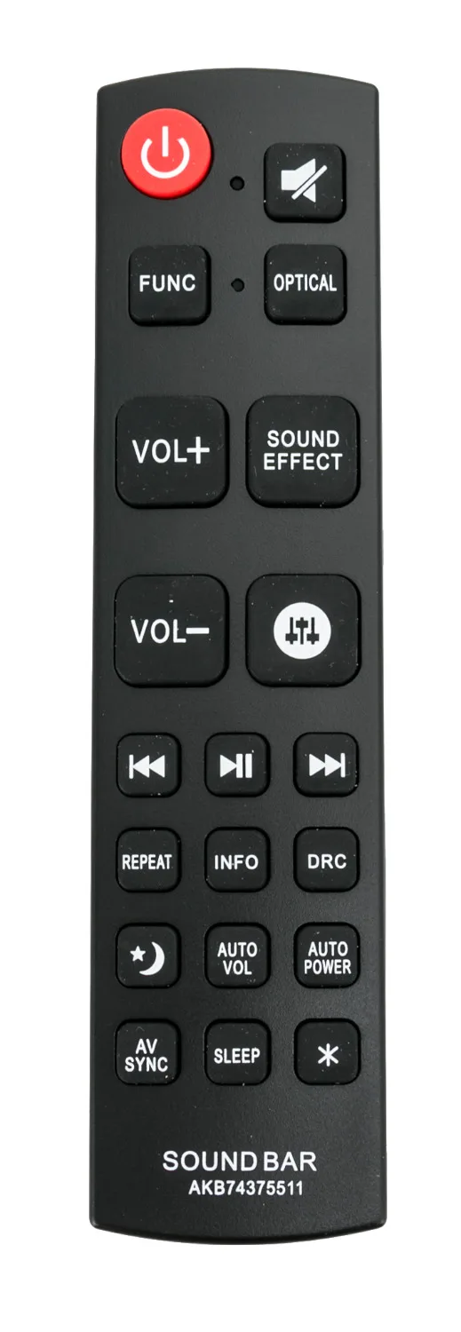 Nové AKB74375511 Nahradit Remote fit pro LG Sound Bar LAS855M LAS950M LAS751M LAS750M 3