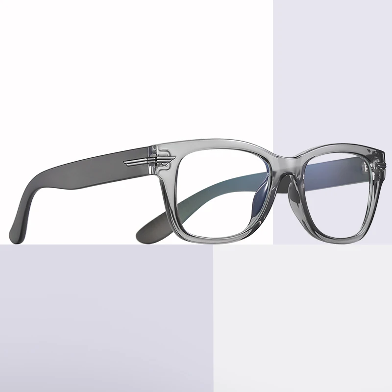 Nové anti-blue brýle unisex retro ploché brýle Evropské a Americké trend krátkozrakost náměstí brýle rám AE0947 3