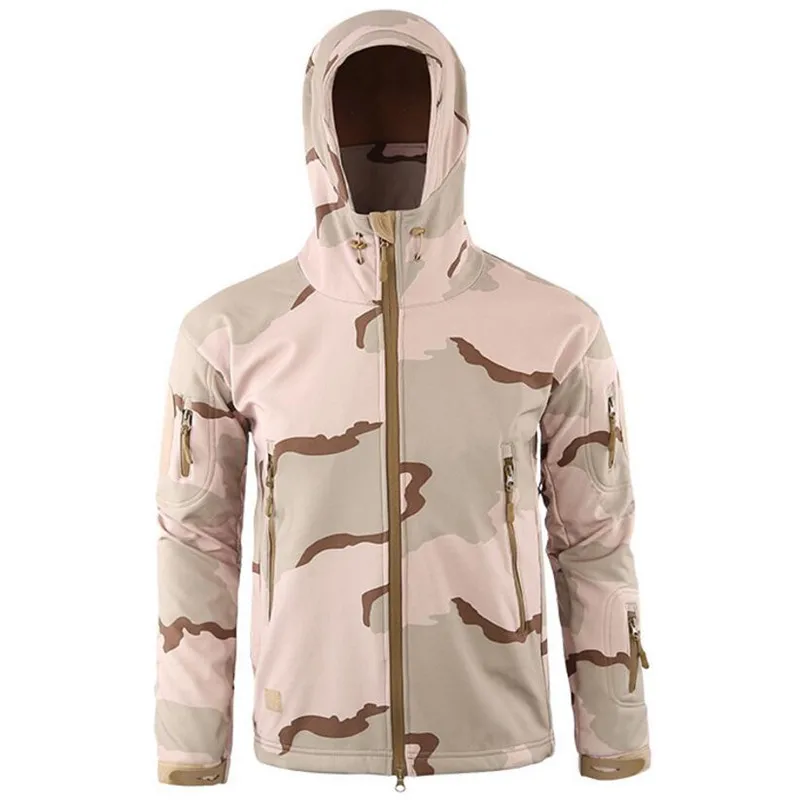 Nové Army Maskovací Kabát Vojenská Bunda Nepromokavá Větrovka Pláštěnka Lov taktické Oblečení Pánské Oblečení Bundy A Kabáty 0