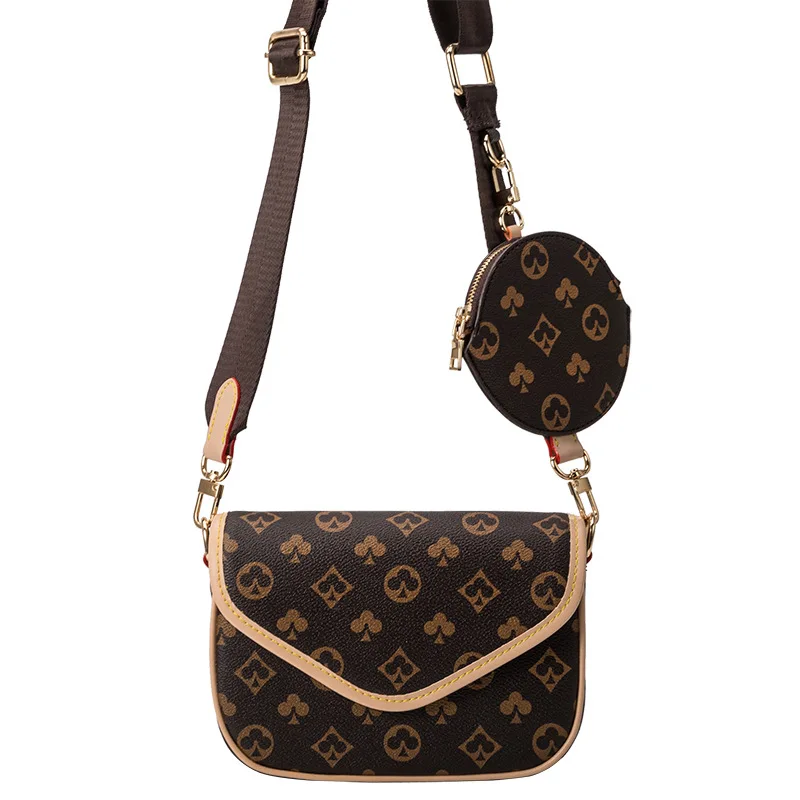 Nové dvou-in-one dámská taška módní taška přes rameno jehlové tašky luxusní kabelky designer 2