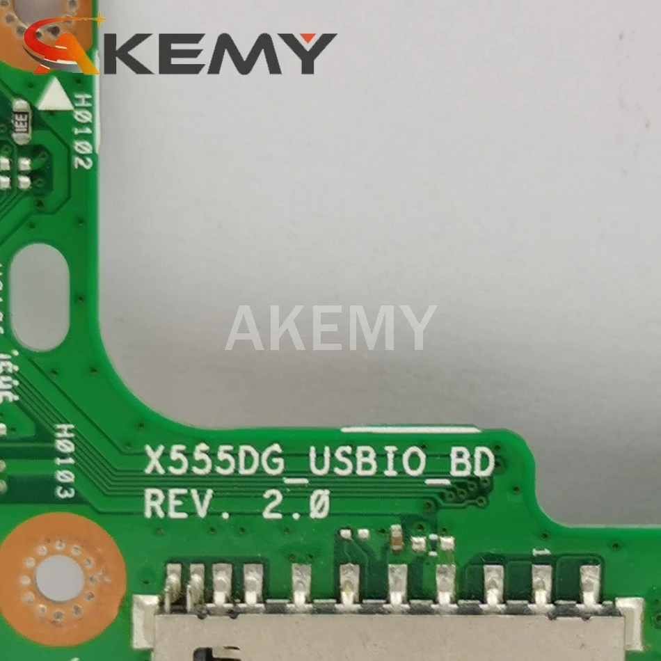Nové Originální USB DESKA Pro ASUS X555QG X555BP X555BA X555YA X555YI USB, AUDIO ČTEČKA paměťových KARET BOARD W/ Kabelová X555QG REV:2.0 1