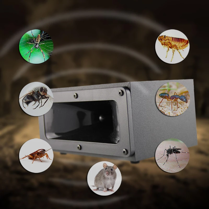 NOVÉ Pest Repeller Silné Elektronické Ultrazvukové Jízdy Myši, Švábi Mosquito Létat Pavouci, Krysy, Hmyz Doma Pest Control 0