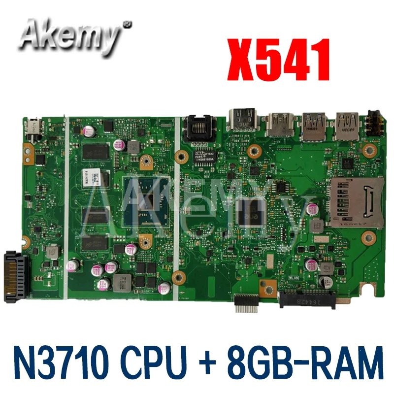 NOVÉ X541SA základní deska REV 2.0 Pro Asus X541 X541S X541SA laptop základní desky, Test ok N3710 CPU + 8GB-RAM 4