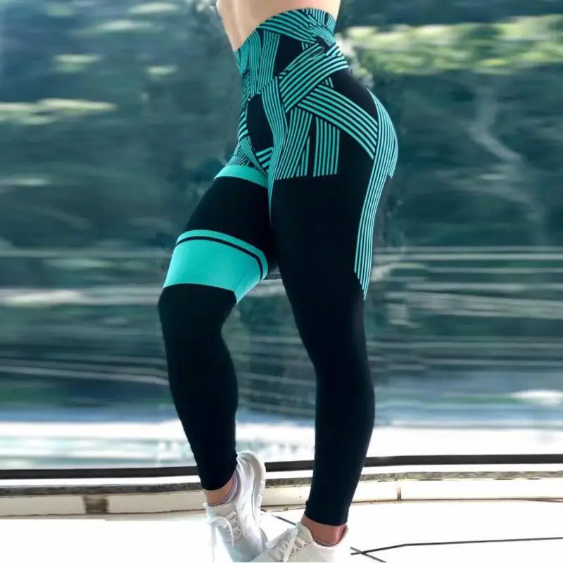 Nové Ženy, 3D Tisk Legíny Plus Velikosti Ženy Kalhoty Jóga Cvičení Legíny Vysokým Pasem Slim Fitness Sportovní Legging 25 Styly 2