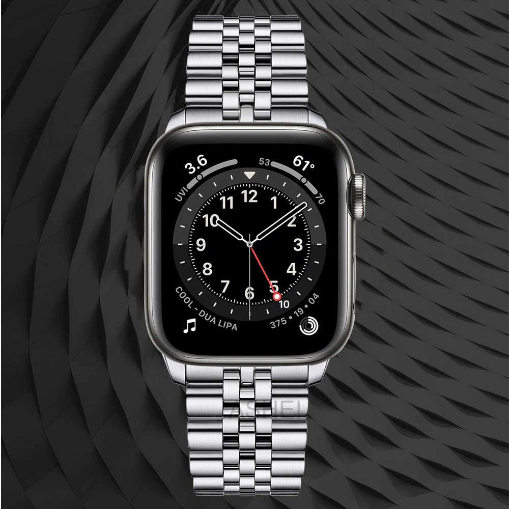Náramek pro apple hodinky řady 6 5 4 se kapela 44mm 40 mm luxusní Nerezové Kovové pásy pro iwatch 3 popruh 42mm 38mm correa 1