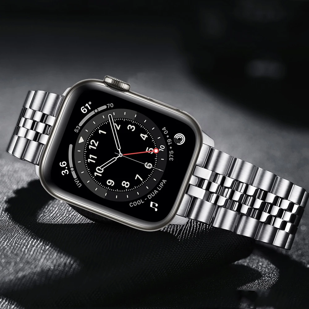 Náramek pro apple hodinky řady 6 5 4 se kapela 44mm 40 mm luxusní Nerezové Kovové pásy pro iwatch 3 popruh 42mm 38mm correa 4