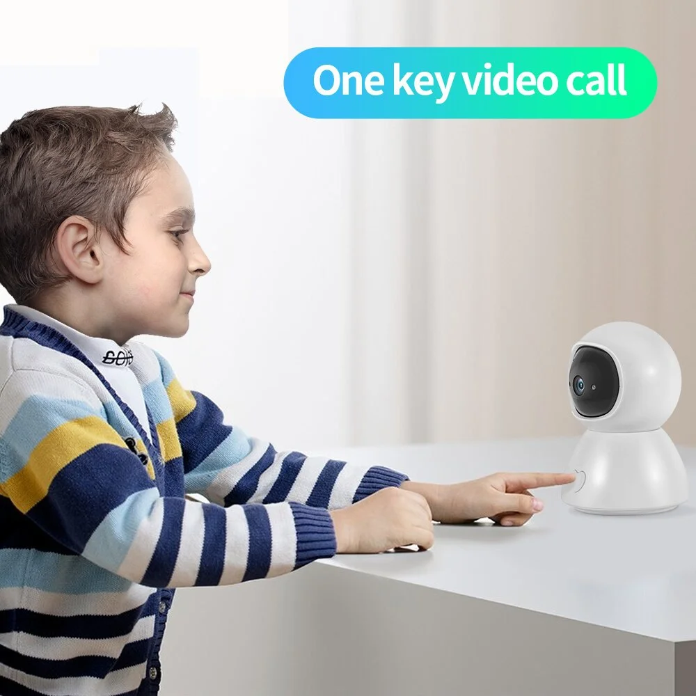 One-touch Volání Fotoaparát Vnitřní Tuya Wi-fi IP Kamera, Akce AI Krytý obousměrný Audio Inteligentní Domácí videotelefon CCTV bezpečnostní Kamery 3