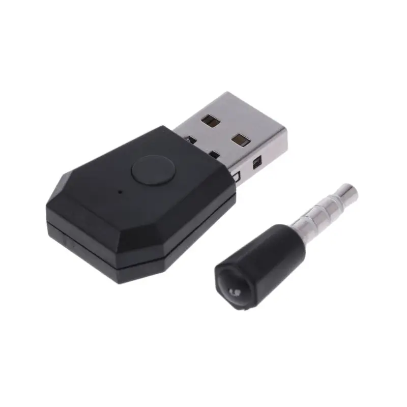 OOTDTY Adaptér USB Bluetooth Vysílač Pro PS4 Playstation Bluetooth 4.0 Sluchátka s mikrofonem, Přijímač Dongle pro Sluchátka 2