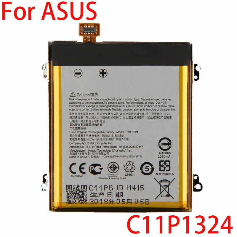 Originální C11P1324 Baterie Pro ASUS ZenFone 5 A500G Z5 T00J ZENFONE5 A500KL A500CG A501CG skladem baterie+Sledovací Číslo 0