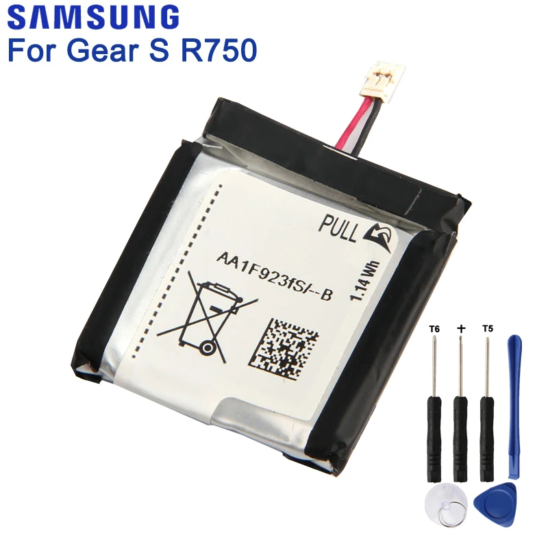 Originální Samsung Baterie Pro SAMSUNG Gear S SM-R750 R750 Originální Baterie 300mAh 3