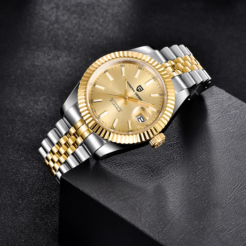 PAGANI DESIGN Pánské Hodinky top značky luxusní náramkové hodinky mechanické automatické hodinky muži podnikání jednoduché hodinky z nerezové oceli muži 4