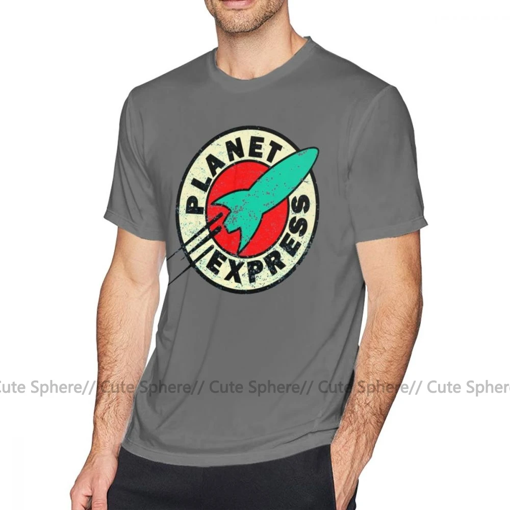 Planet Express Tričko Planet Express T-Shirt Tisk Ležérní Tričko Muž Oversize, Krátké Rukávy Úžasné 100 Bavlněné Tričko 3