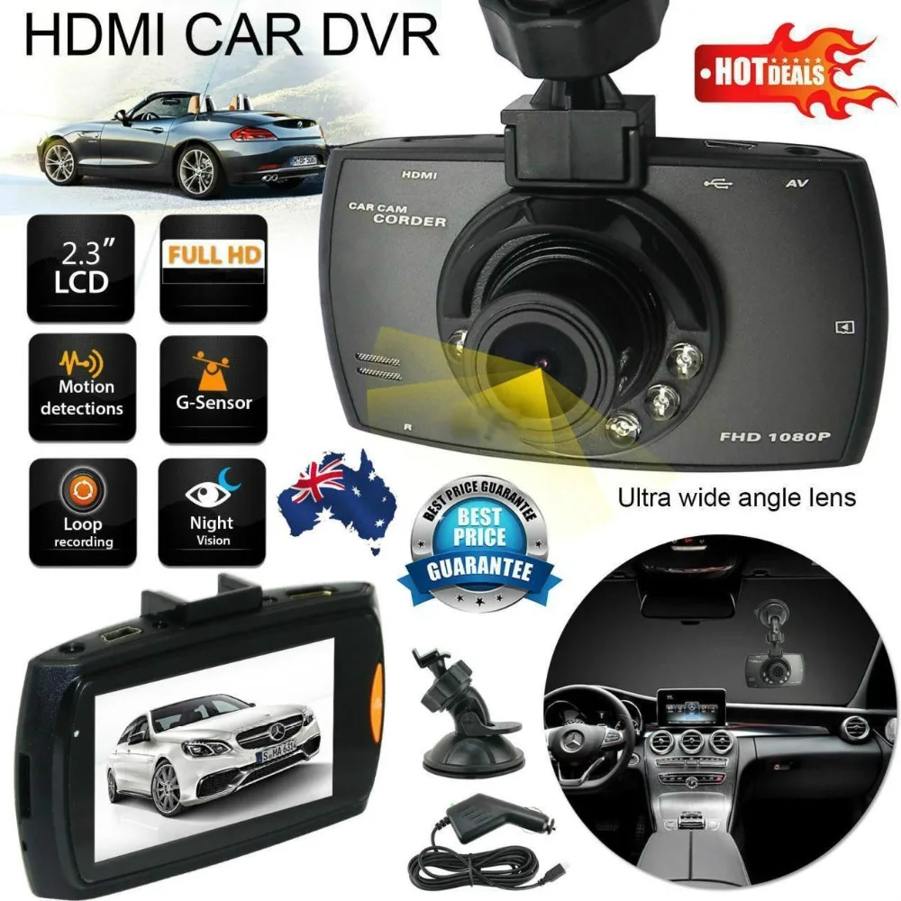 Podpora vysoce kvalitní Auto DVR G30L Auto Fotoaparát Záznamník Dash Cam G-senzor, IR Noční Vidění 5