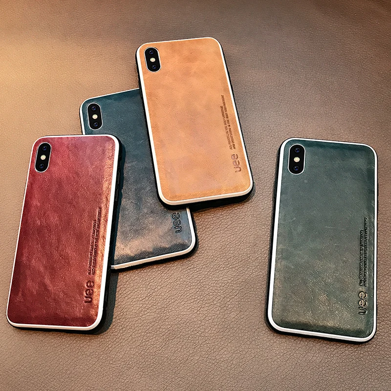 Pravé Kůže Pro iPhone 7case Business móda Plná barva ochranné pouzdro pro iPhone XSmax XR XS 6 7 8 Anti-podzim telefon případě 1
