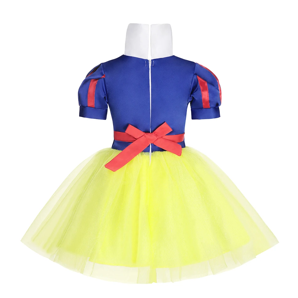 Princess Snow White Cosplay Šaty pro Dívku, Párty, Narozeniny Dětí Tylu TUTU Šaty dětské Dětské Oblečení 0
