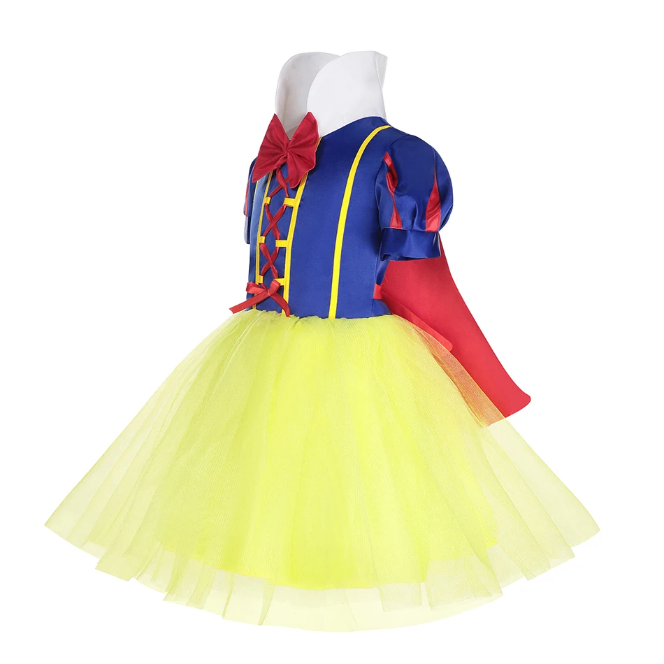 Princess Snow White Cosplay Šaty pro Dívku, Párty, Narozeniny Dětí Tylu TUTU Šaty dětské Dětské Oblečení 4