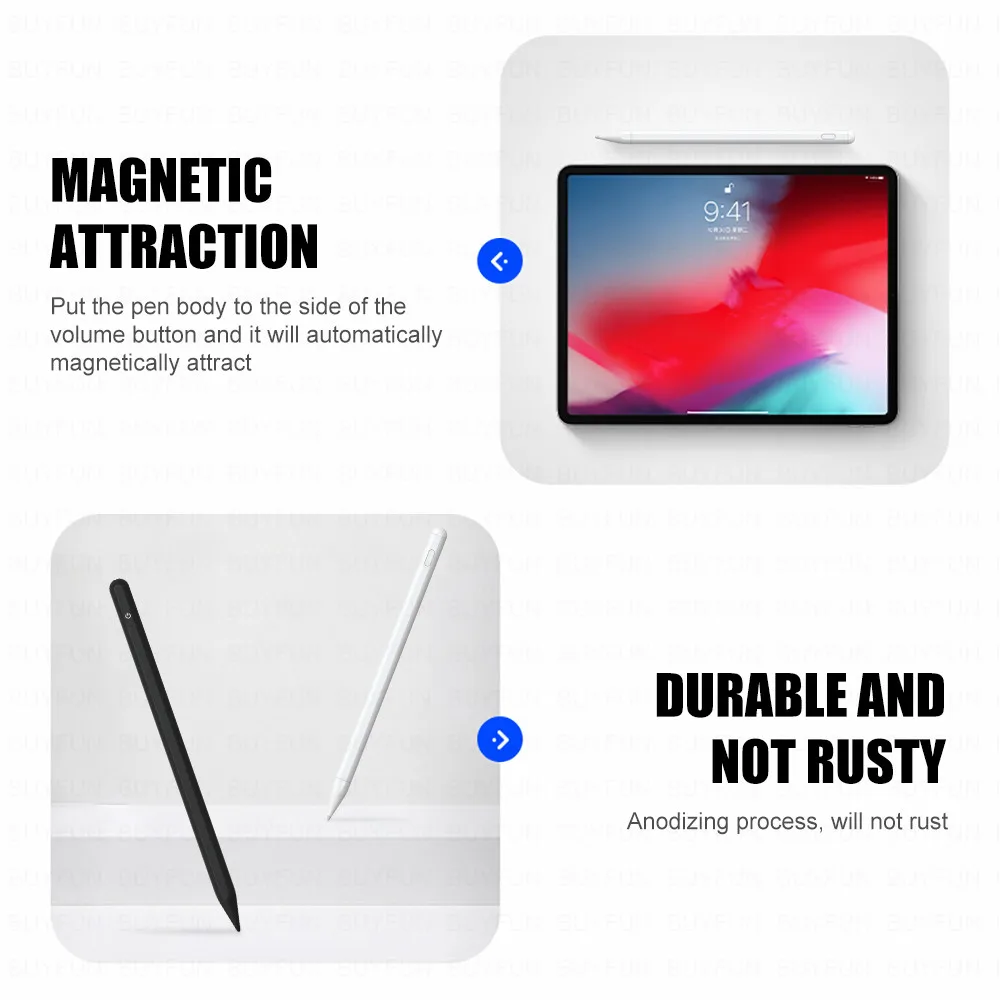 Pro Apple iPad Tužka Pero s Náklonem, Palm Odmítnutí pro iPad Pro 11 12.9 2020 2018 2019 6. 7. Gen Není Pro Apple Tužka 1 2 0
