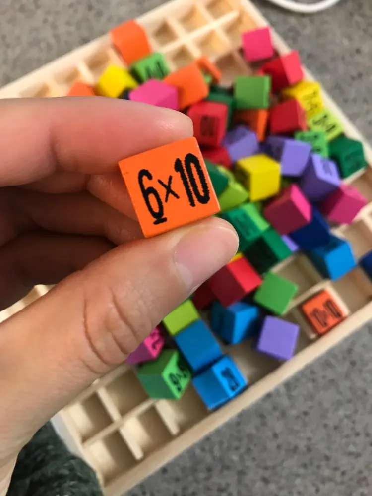 Pro Děti 99 Násobilka Matematika Hračky Dřevěné Hračky Obrázek Bloky Dítě Aritmetický Výuky Mozek Hra, Učit Se Vzdělávací Dárky 1