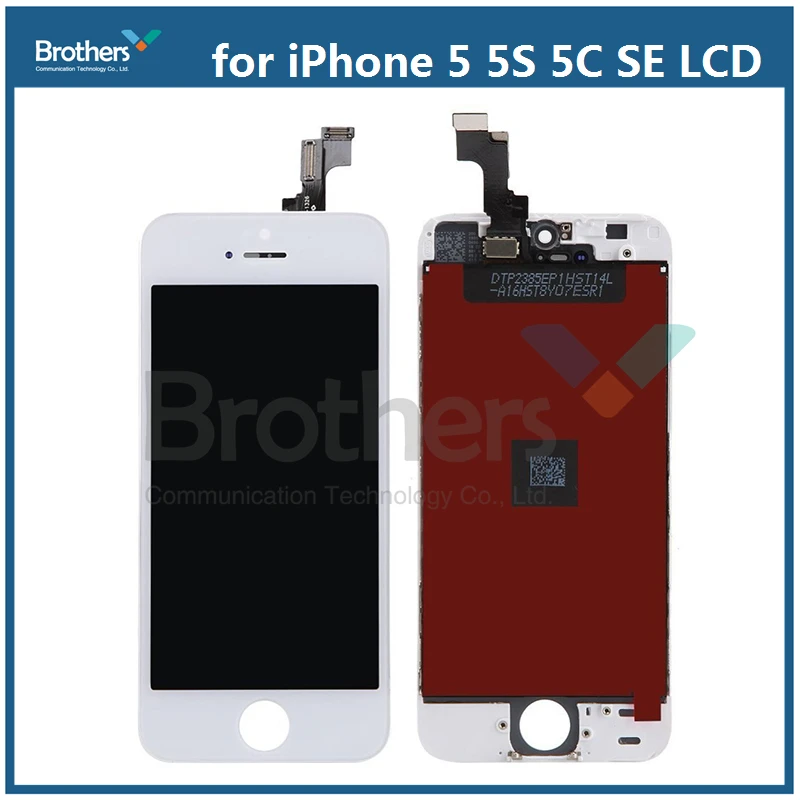 Pro iPhone 5S LCD Displej Dotykový Digitizér pro iPhone 5 LCD Displej iPhone 5S Mobilní Telefon Díly Sestavy Displeje Pro iPhone 5C SE 1