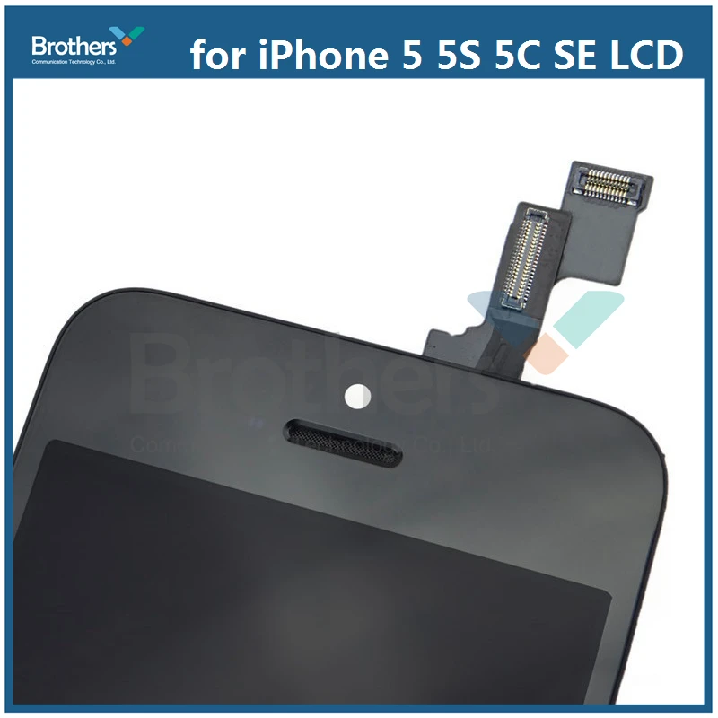 Pro iPhone 5S LCD Displej Dotykový Digitizér pro iPhone 5 LCD Displej iPhone 5S Mobilní Telefon Díly Sestavy Displeje Pro iPhone 5C SE 3