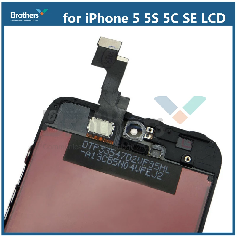 Pro iPhone 5S LCD Displej Dotykový Digitizér pro iPhone 5 LCD Displej iPhone 5S Mobilní Telefon Díly Sestavy Displeje Pro iPhone 5C SE 4