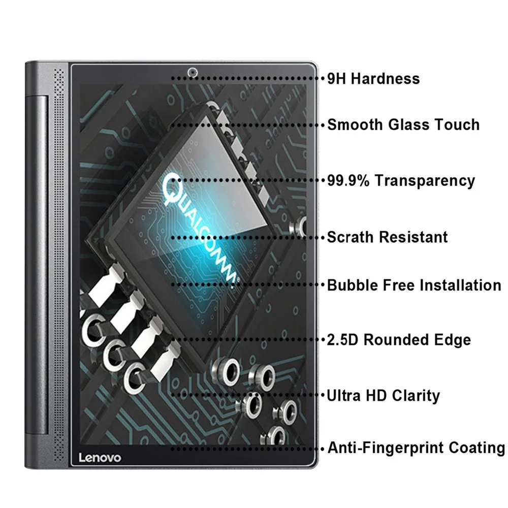 Pro Lenovo Yoga Tab 3 Pro 10.1 Tvrzené Sklo Pro Lenovo Yoga Tab 3 Plus YT-X703 Tab3 Pro YT3-X90F X90L Screen Protector 5