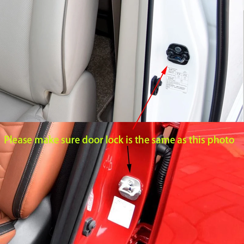 Pro nissan MAXIMA A35 A36 Juke Nismo Acenta 2010-2019 auto-styling Nerezové Oceli, Dveřní Zámek Spony Ochranný Kryt Vysoce kvalitní 5