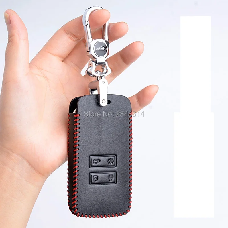 Pro Renault Dacia Duster 2020 Inteligentní Klíč Tlačítka Pravé Kůže Dálkové Ovládání Auto Klíčenka Key Pouzdro Příslušenství 5