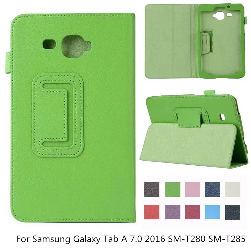 Pro Samsung Galaxy Tab A6 7.0 SM-T280 T285 Stát PU Kožené Flip Inteligentní Magnetická Cover Pouzdro Pro Samsung T280 T285 shell + film 1
