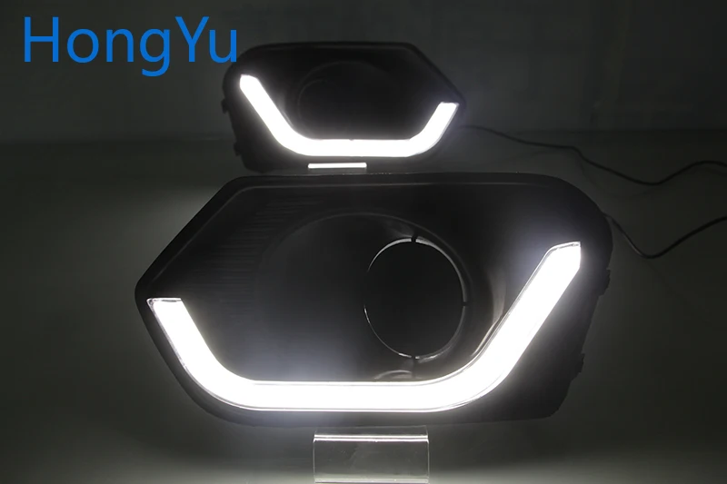 Pro Suzuki Dzire 2017 2018 2019 Dynamický směrová Vodotěsné Auto DRL 12V LED Denní Světla, Mlhové světlo Dekorace 0