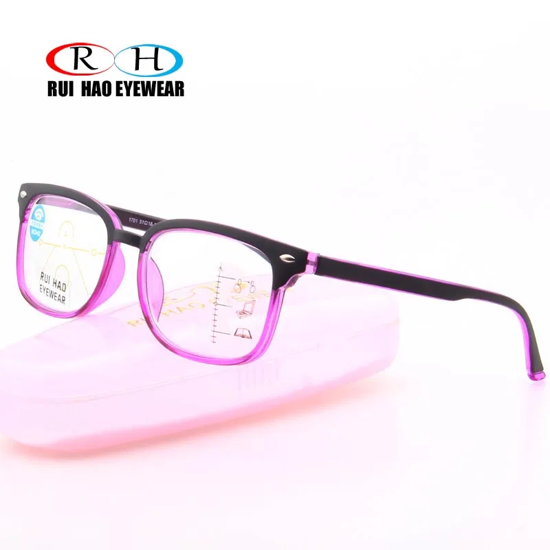 Progresivní Multifokální Brýle Čtení Brýle, Presbyopickém Brýle Unisex Brýle Rám 4