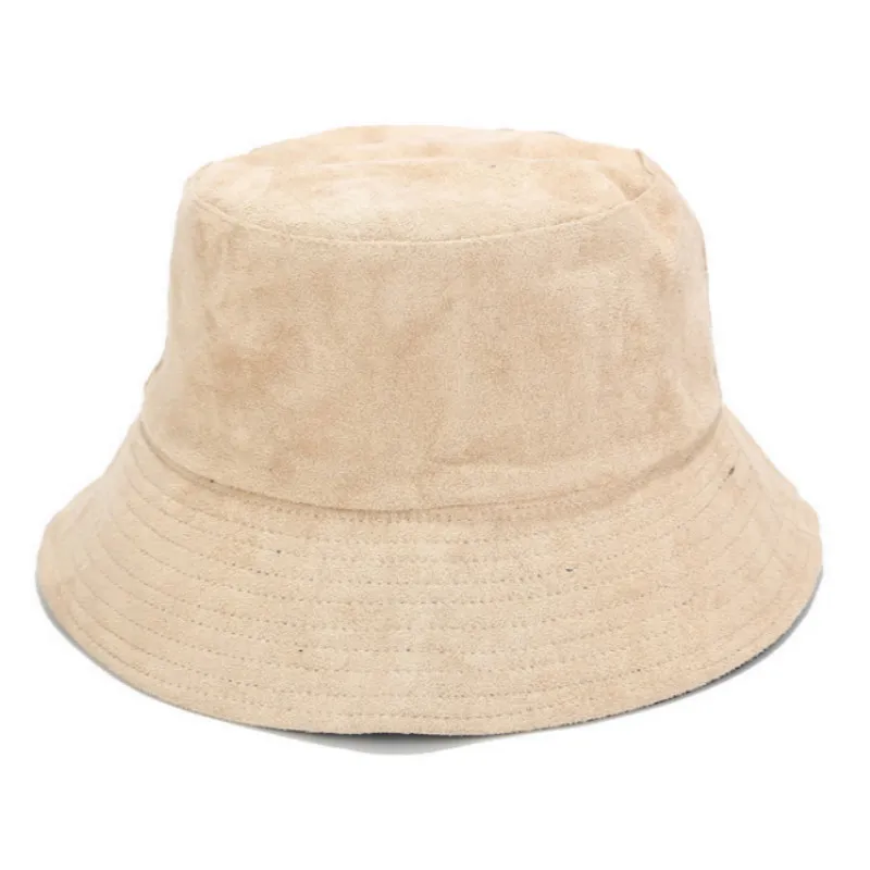 Prázdné Suede Bucket Hat Jaro Podzim Solidní Rybáři Sun Hat Příležitostné Venkovní Pěší Turistika Rybaření Szp Unisex Sportovní Pláž Panama Klobouk 1