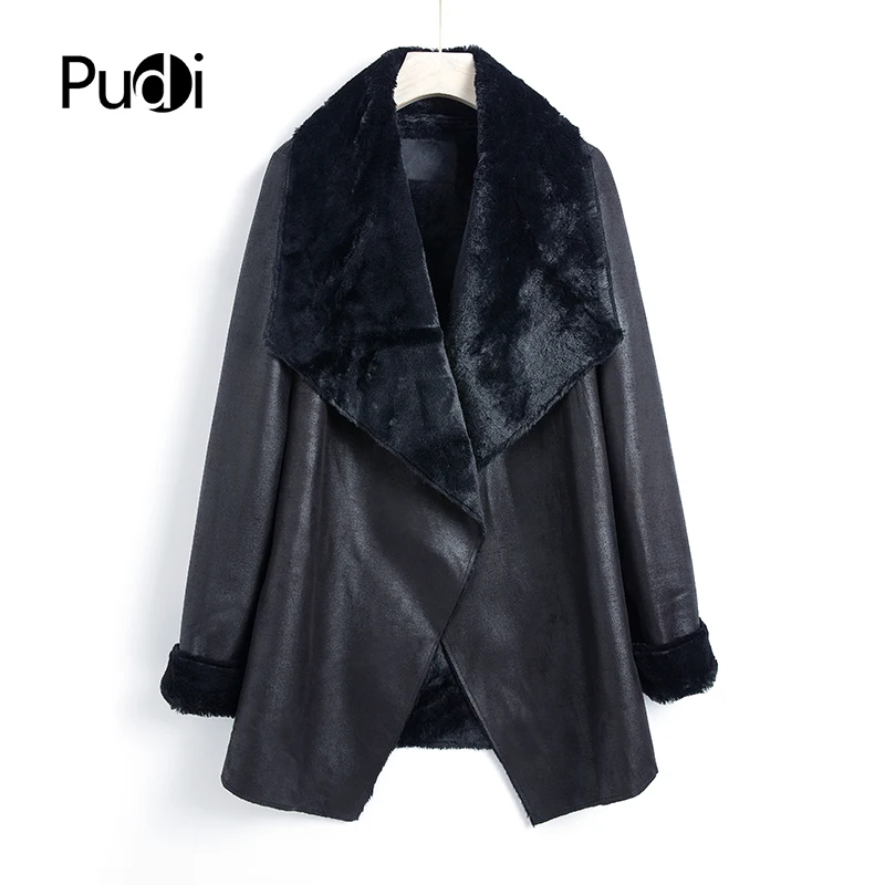 Pudi ženy ležérní bunda 2019 podzim jaro ženy ong kabát kabáty hnědá černá barva QY01 4