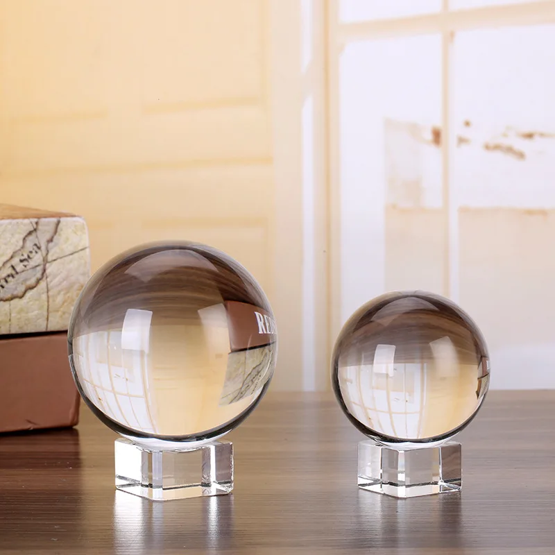 Pure 8 cm křišťálová koule, skleněné koule koule fotografie pomocné dekorativní koule domova 3