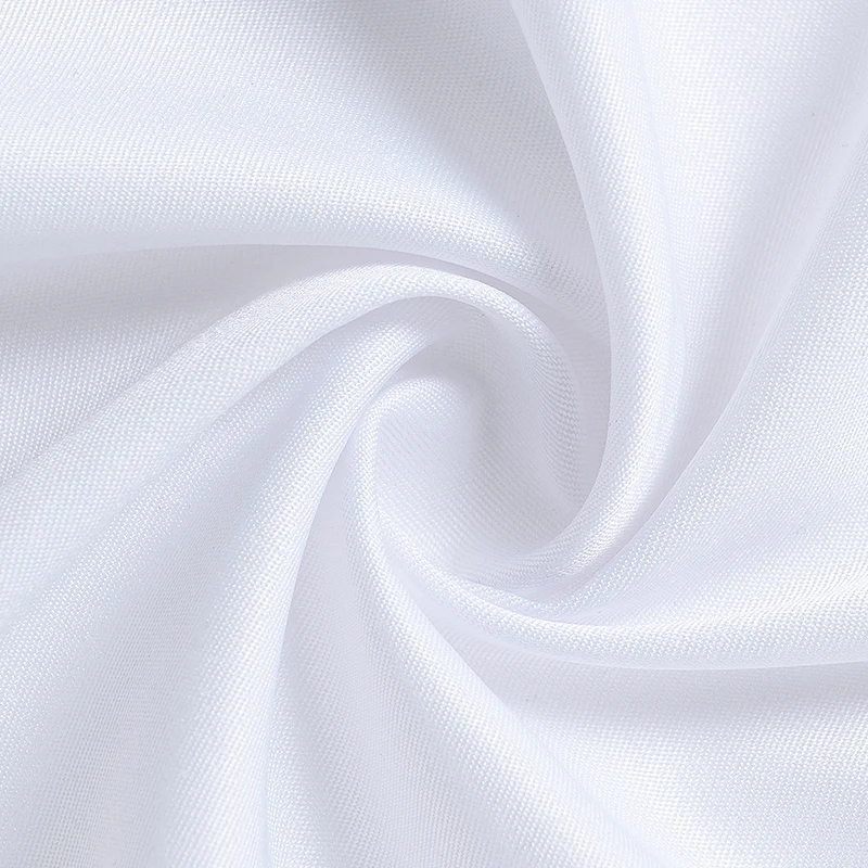 Pánské Klasické Standardní-fit Strečové Šaty Tričko Single Kapsa Patch Tenký Dlouhý Rukáv Formální Obchodní Pevné Bílé Základní Košile 4
