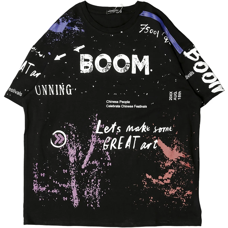 Pánské T-shirt 2020 módní značky vytištěné krátký rukáv pár oblečení pro jednotlivé trend hip hop ležérní bavlna Streetwear nicky 1