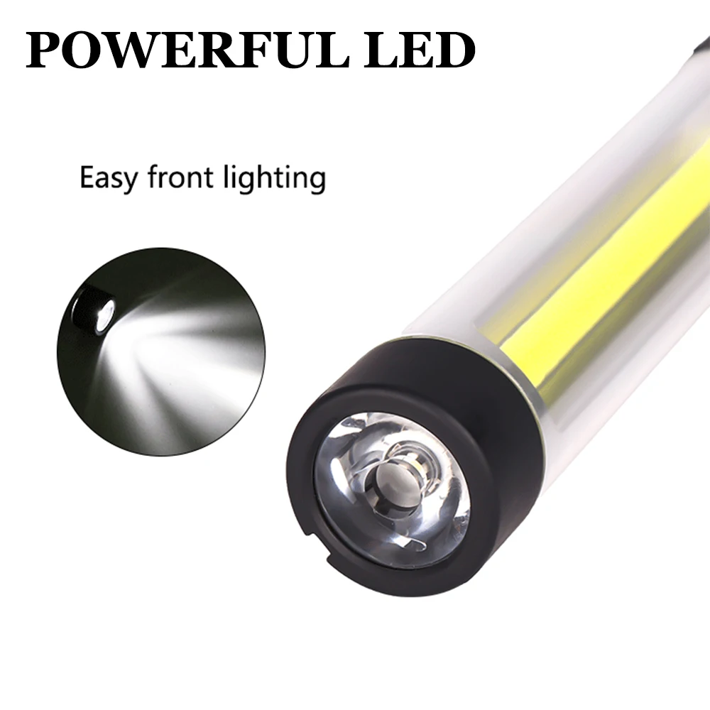 Přenosné Pracovní Světlo COB LED Svítilna USB Nabíjecí pracovní světlo Magnetický Pochodeň 360 Otočit Inspekční Lampa s Háčkem Opravy 2