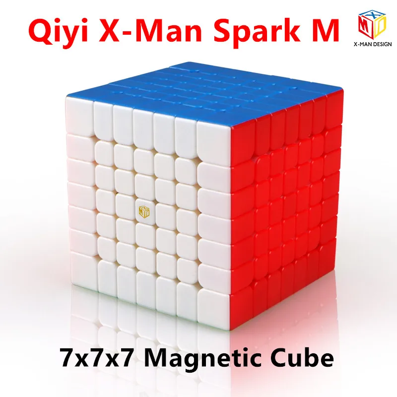 Qiyi X-Man Jiskru M 7x7x7 Mofangge Magnetické magic cube Pravidelné 7x7 rychlost cubo puzzle Vzdělávací Hračky cubo magico 3