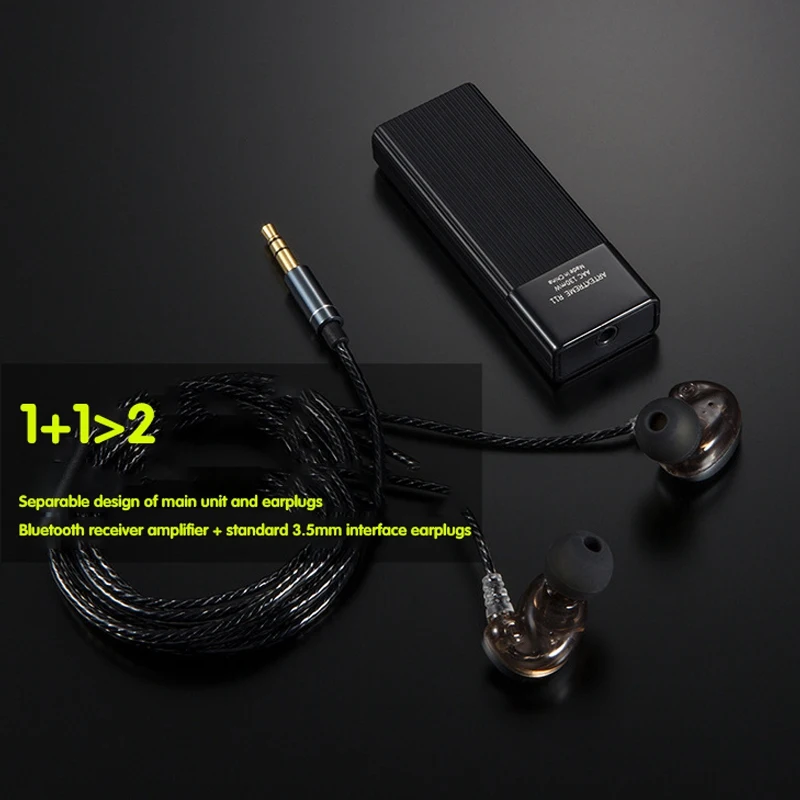 R12 Zesilovač pro Sluchátka, Bluetooth, 5.0 CSR DAC Amp USB Zvuková Karta High Power pro mobilní Telefony, MP4, Počítače, Herní Konzole o 1