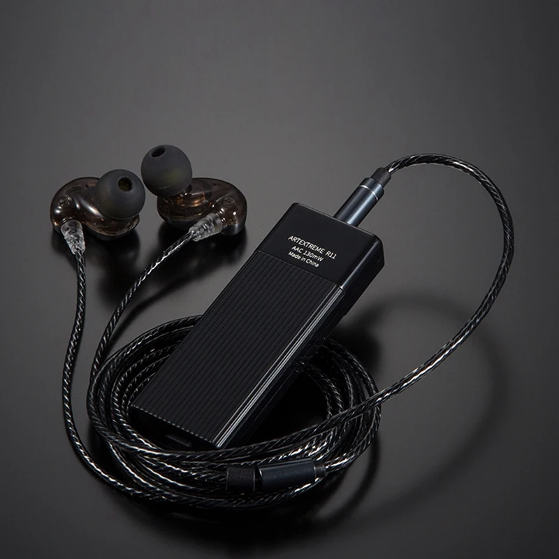 R12 Zesilovač pro Sluchátka, Bluetooth, 5.0 CSR DAC Amp USB Zvuková Karta High Power pro mobilní Telefony, MP4, Počítače, Herní Konzole o 5